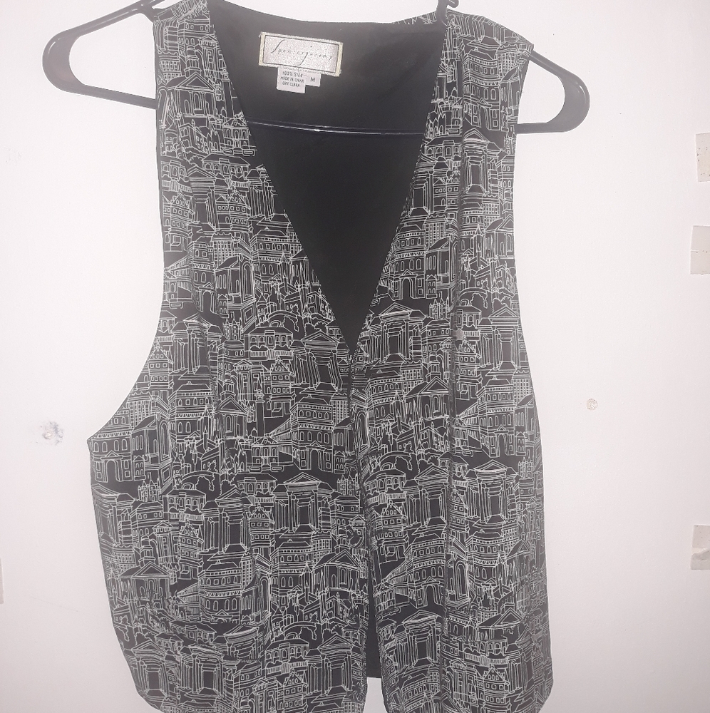 Spenser Jeremy Silk Graphic Vest